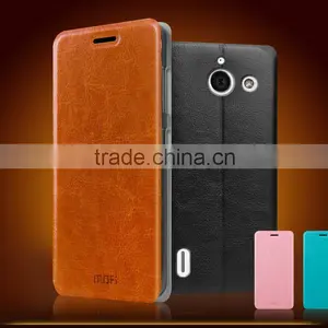 MOFi Case Cover Housing for Samsung GALAXY E5, Samsung E500, Mobile Phone PU Slim Flip Cover for Samsung GALAXY E5 thumbnail-1