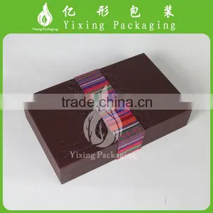 Hinged Brown Luxurious Leather Chocolate Boxes thumbnail-3