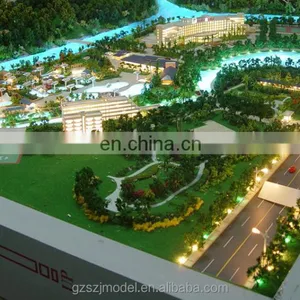 Nice Resort House Model for Display, Overview Miniature Building Model thumbnail-3