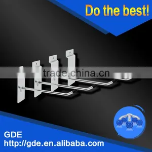 Shop Fittings Metal Slatwall Display Hook With PVC End thumbnail-1