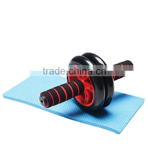 Fitness Exercise Wheel Double Use AB Wheel Roller Red Color thumbnail-2