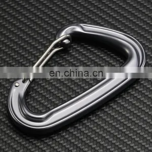 JRSGS Customized 22KN Carabiner Outdoor Activity Hooks Hammock Carabiner Clip Aluminum Wire Gate Snap Hook S7102S thumbnail-5
