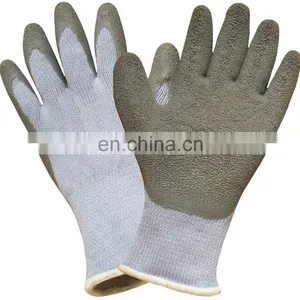 13 Gauge Red Polyester Latex Rough Coated Work Gloves thumbnail-3