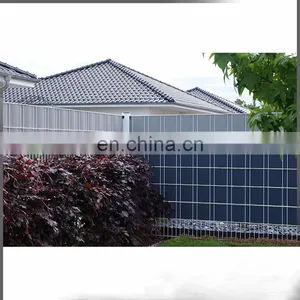 Sichtschutzstreifen 140m Vertical Pvc Tarpaulin Strip Screen Fence With Clips thumbnail-4