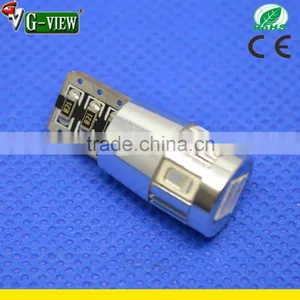 High Light T10 168 6 SMD 5630 LED Bulb Error Free Car Canbus Light 210LM HGCA Led Car Light thumbnail-2