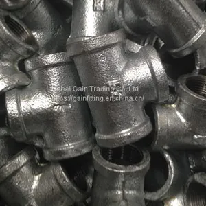 China Malleable Iron Pipe Fitting Tee thumbnail-2