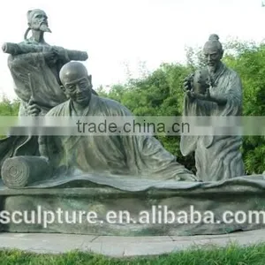 2016 New Outdoor Bronze Sculpture For Outdoor/Garden Decoration Statues Monument Meaningful Figure Sculpture thumbnail-4