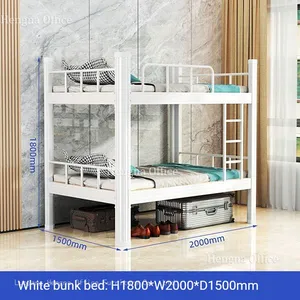 Minimalist Metal Bed Base | Stylish Appearance & Sturdy Metal Slats | Rental Apartment Furniture - Accept OEM Orders thumbnail-2