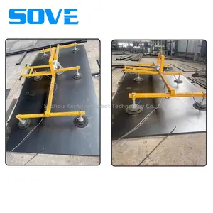 SOVE Electric Vacuum Lifting Machine With Stainless Steel and Iron Plate Pneumatic Lifting Gear Suction Cup thumbnail-3