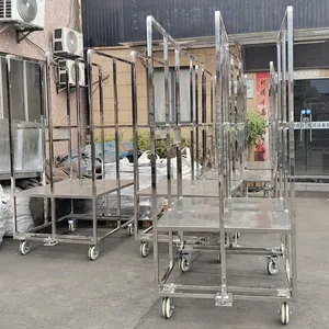 Standard-Compliant Metal Container Trolley for Warehouse Operations thumbnail-2