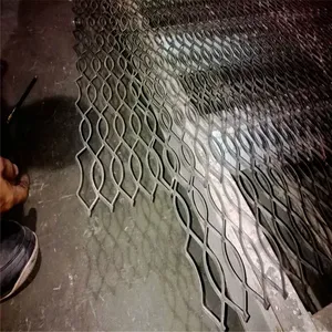 Aluminum Facade Expanded Metal Mesh for Trailer Flooring & Diamond Grille Fence Panels thumbnail-2