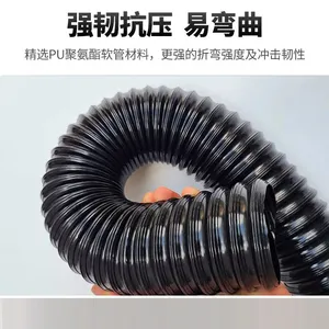 Black PU Steel Wire Reinforced Hose for Cotton Picker thumbnail-2