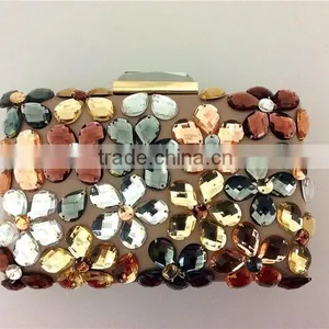 Factory Price Lady Sexy Vogue Clutch Bag Embellished thumbnail-1