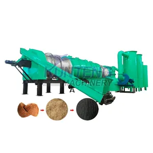Complete Chaff Straw Charcoal Powder Making Machine Olive Pomace Charcoal Production Line EPC thumbnail-1