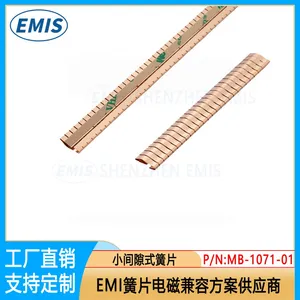 Becu EMI Strip Low Profile Hook-on Becu Gasket EMI Spring Becu Contacts Spring EMI Strip Professional Factory thumbnail-2