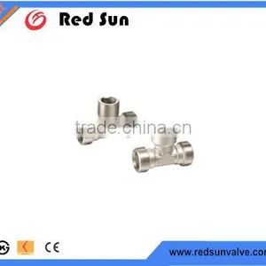 HR7110 Factory Manufacture Forged Brass Water Ppr/pvc Pipe Tee Plumbing Fittings thumbnail-1