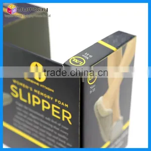 New High Quality Paper Packaging Box for Slippers thumbnail-3