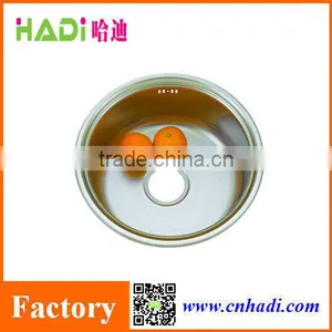 Small Round Bowl Sinks Stainless Steel Kitchen Sink and Wash Basin HD430 thumbnail-1