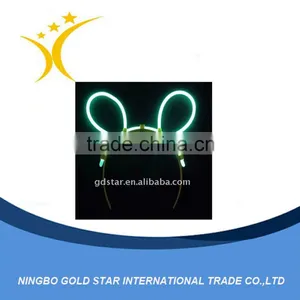 Pretty Cute Glow LED Plush Bunny Ears thumbnail-1