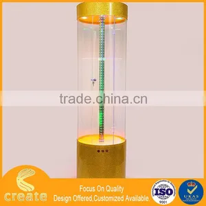 2016 Hot Sale Round Acrylic Optical Rotating Display Stand Case thumbnail-3