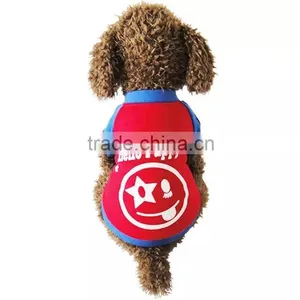 Spring/Autumn/Winter Blue Fabric Dog Smiling Sweater Pet Apparels thumbnail-2