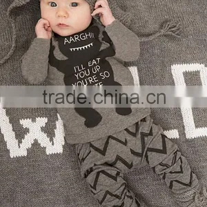 2015 Spring & Autumn Boy Clothes Set Baby Boy Long Sleeve T-shirt + Pants 2pcs Set Children Clothes Outfits thumbnail-2