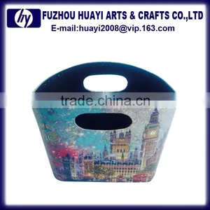 Wholesale Fancy Craft Foldable Leather Storage Basket Various Kind of Basket thumbnail-6