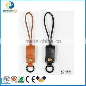 High Quality REMAX New Leather Cable Faster Charger 3.0A Micro USB Data Cable For IPhone 5/5s/6/6s/6+ thumbnail-4