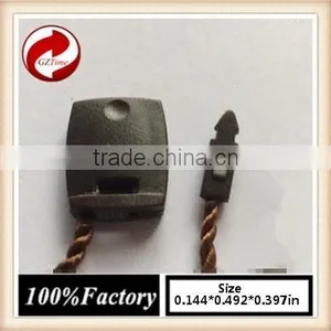 Quality String Seal Tag, Hang Tag String, Garment Plastic Seal Tag/ Deep Coffe String Seal String Puppet thumbnail-1