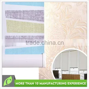 Home Decoration Natural Look Blackout Colorful Printed Curtain Blinds thumbnail-2
