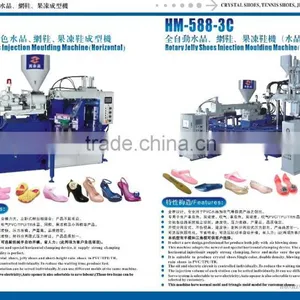 EASILY OPERATE TPU 3 COLOR SANDAL SLIPPER SOLE INJECTION MOULDING MACHINERY thumbnail-1