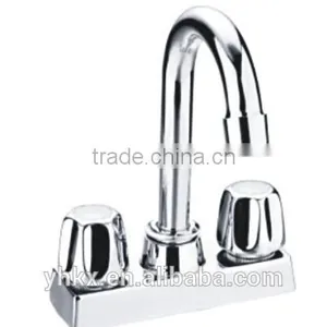 4" Chrome Plastic Bathroom ABS Faucet thumbnail-2