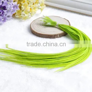 2016 Hot Sale Cheap Grizzly Natural Real Rooster Clip In Feather Hair Extensions thumbnail-3