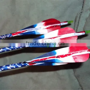 Arrow Feather And Feather Gateway With Three Color For Archery Arrow thumbnail-4