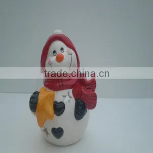 Santa Claus Ceramic Candlestick thumbnail-3