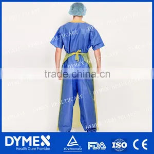 Machine Yellow Cheap Disposable Nonwoven PE Apron thumbnail-2