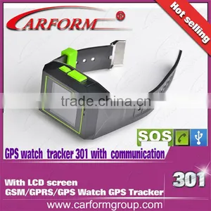 2014 Factory Selling Real Time Easy Carry Mini Waterproof 301 Gps Watch Tracker,locator Device for Kids,elderly, Adults thumbnail-5