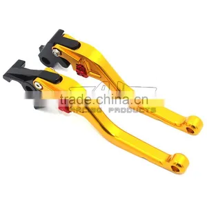 BJ-LS-010 CNC Aluminum Short Motocross Adjustable Clutch Levers Motorcycle Brake Lever for Yamaha MT-07/FZ-7 2014-2015 thumbnail-6
