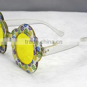 Multicolor Flower Christmas & Party Glasses for Girls thumbnail-4