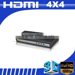 4x4 Hdmi Matrix Switcher With RS23 and Remote Control thumbnail-1