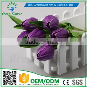 2016 Wholesale Latex PU Artificial Flowers Real Touch Bouquet For Wedding Bridal Decor Display Flower thumbnail-2