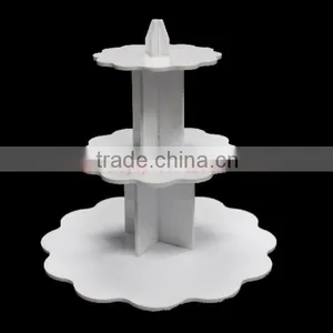 Acrylic Cake Display 3tier Can Split Cake Display thumbnail-2