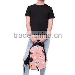 New Design 3D Print High Quality Custom Bag Pack Backpack for Girls thumbnail-4