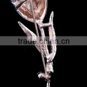 Enamel Personalized Fashion Tulip Flower Brooch thumbnail-5