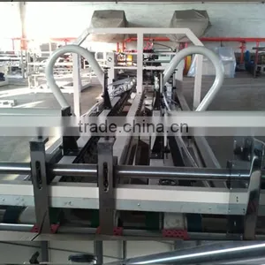 Automatic Corrugated Paperboard Carton Box Folder Gluer Machine thumbnail-1