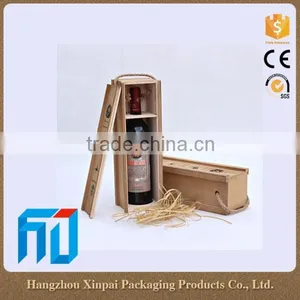 Wholesale Handmade Single Bottle Wooden Wine Gift Boxes thumbnail-1