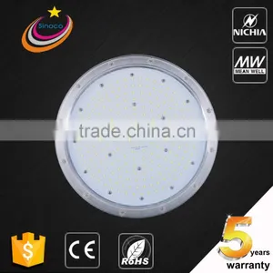 5 Year Warrant CE RoHS Certified Nichia 200w Ufo Led High Bay Warehouses With Motion Sensor thumbnail-3