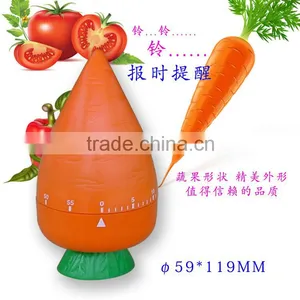 Carrot Shape Mechanical Timer,Vegetable Timer thumbnail-1