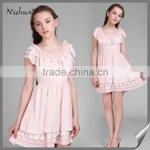 2015 Very Cute Fashionable Girls Party Dresses thumbnail-1
