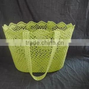 Manufacturers Selling Handmade Cotton Simple Fashion Hook Flower Hand Basket thumbnail-4